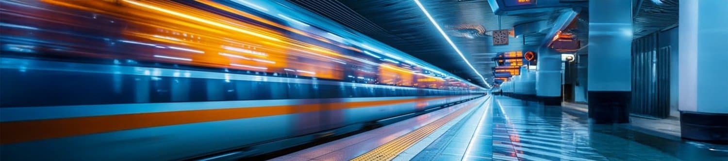 LED strip lighting for subway tunnels